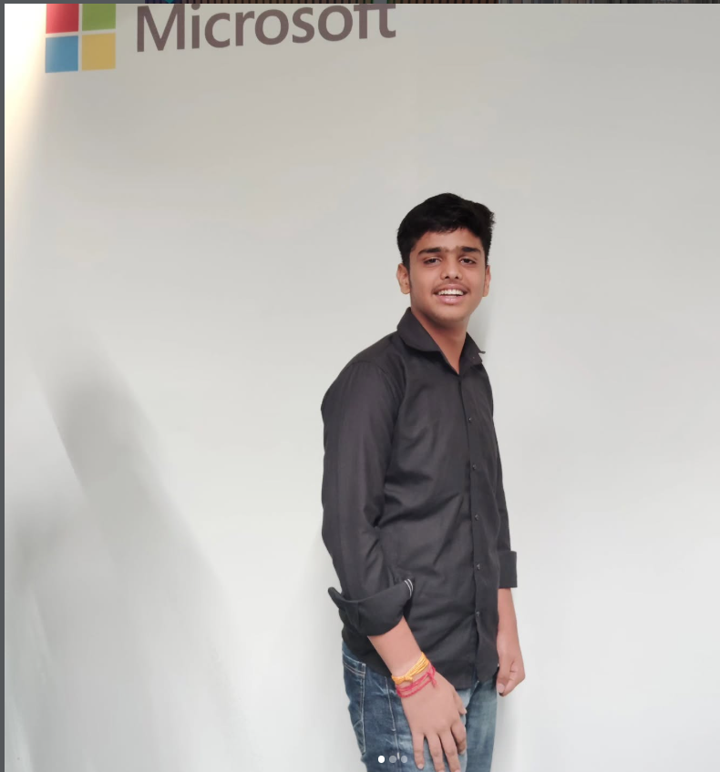 Sarash Mishra at Microsoft India Office headquarters - Technology Professional and IT Trainer